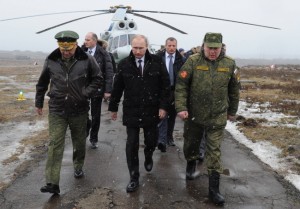 President Putin arrives in Leningrad region to watch military exercises